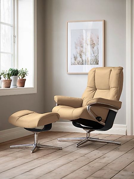 Stressless Relaxsessel "Mayfair" mit Cross Base, Größe S, M & L, Holzakzent günstig online kaufen