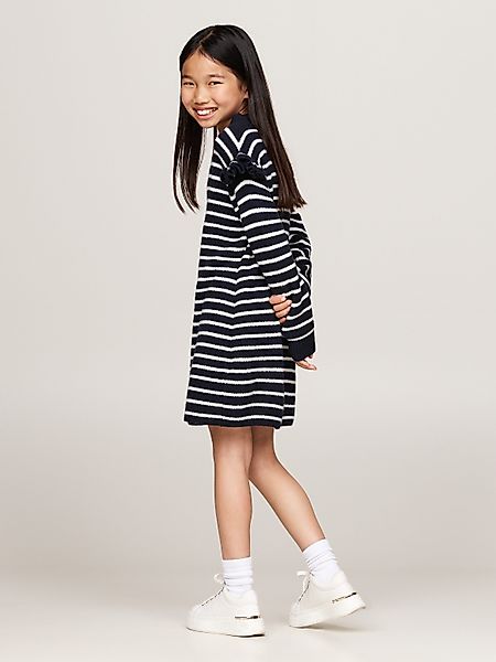 Tommy Hilfiger Strickkleid RUFFLE SKATER DRESS günstig online kaufen