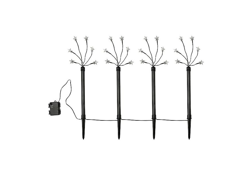 GartenHero Gartenstecker LED Gartenstecker Lichterkette Sternenlicht Weihna günstig online kaufen