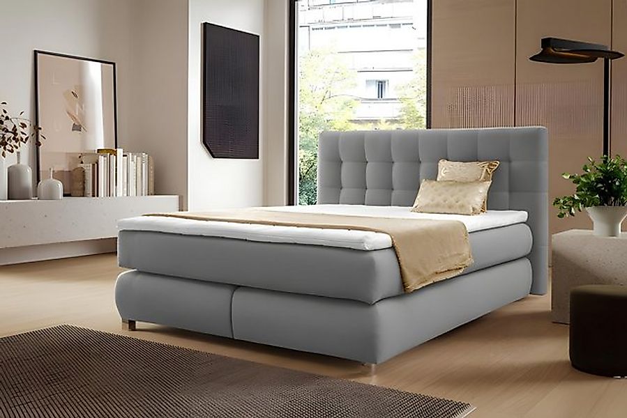 JVmoebel Bett Bett Luxus Schlafzimmer Polster Design Stoff Betten Textil 16 günstig online kaufen
