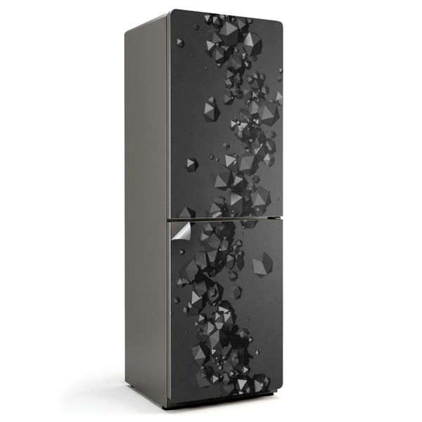 Tulup Möbelfolie Schwarz Selbstklebend Tür Kühlschrank günstig online kaufen