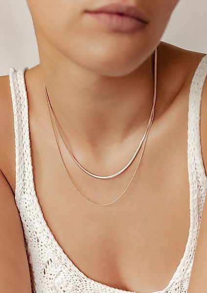 Hey Happiness Edelstahlkette Damen Layer mehrschichtig, günstig online kaufen