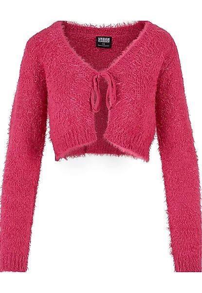 URBAN CLASSICS Strickjacke "Urban Classics Damen Ladies Tied Cropped Feathe günstig online kaufen