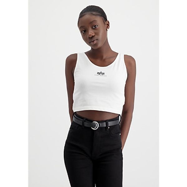 Alpha Industries  Blusen Basic Crop-Tank SL Women - white günstig online kaufen