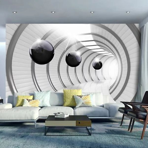 artgeist Fototapete Futuristic Tunnel mehrfarbig Gr. 300 x 210 günstig online kaufen