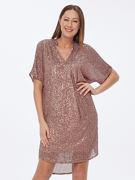 Sarah Kern Kaftan Paillettenkleid figurumspielend mit günstig online kaufen