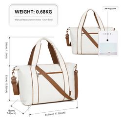 KONO Reisetasche mit Nasstasche, Untersitz-Kabinentasche, Wasserabweisend günstig online kaufen