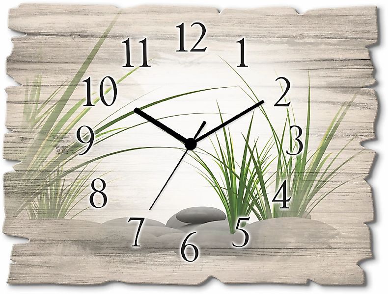 Artland Wanduhr »3 D Steine«, wahlweise mit Quarz- oder Funkuhrwerk, lautlo günstig online kaufen