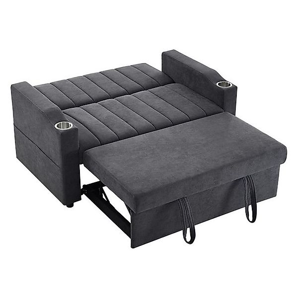 Merax Schlafsofa 2-Sitzer Sofa mit Schlaffunktion, 1 Teile, Doppelsofa mit günstig online kaufen