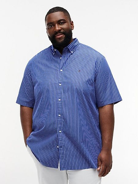 Tommy Hilfiger Big & Tall Kurzarmhemd FLEX POPLIN Große Größen, regular fit günstig online kaufen