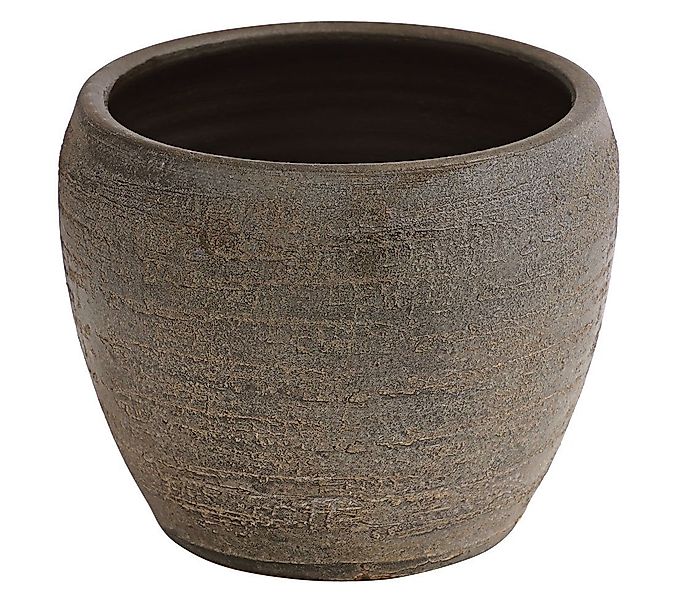 Dehner Blumentopf Kenia, Keramik, braun, handgefertigter günstig online kaufen