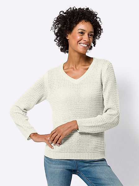 Sieh an! Strickpullover Langarm-Pullover . günstig online kaufen