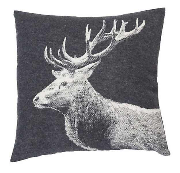 DAVID FUSSENEGGER Kissenhülle Silvretta 'Hirsch' 50 x 50 cm günstig online kaufen