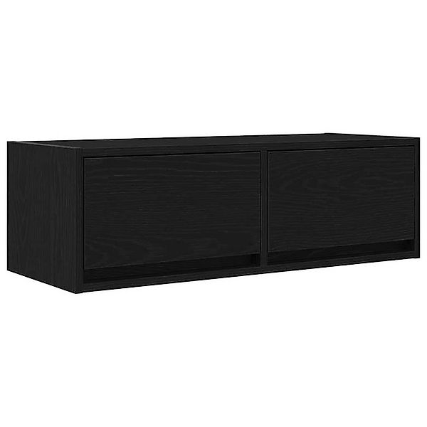 vidaXL TV-Schrank TV-Schrank Schwarz Eichen-Optik 80x31x25,5 cm Holzwerksto günstig online kaufen