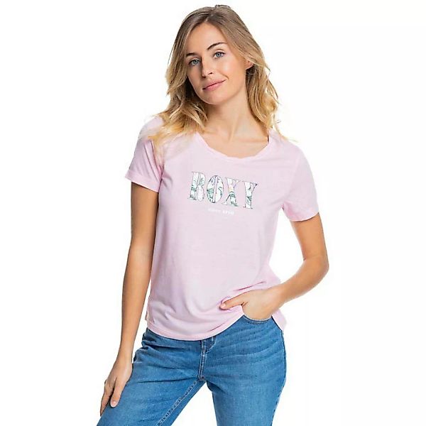 Roxy Chasing The Swell B Kurzärmeliges T-shirt L Pink Mist günstig online kaufen