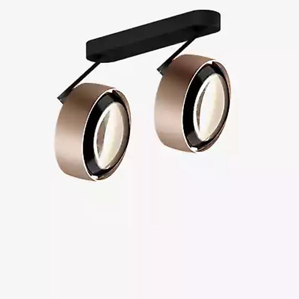 Occhio Più Alto 3d Doppio Volt C80 Strahler LED 2-flammig, Kopf gold matt/B günstig online kaufen