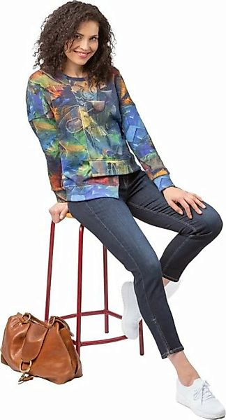Estefania for woman Sweatshirt 186-7120 warmes Sweatshirt mit asymmetrische günstig online kaufen