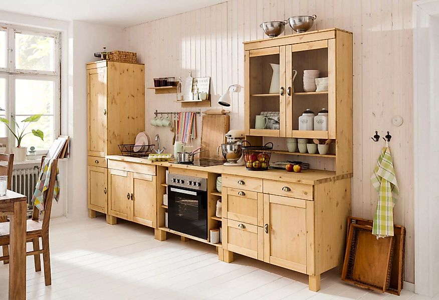 Home affaire Küchenzeile »Oslo«, Breite 350 cm, Arbeitsplatte 35mm stark, o günstig online kaufen