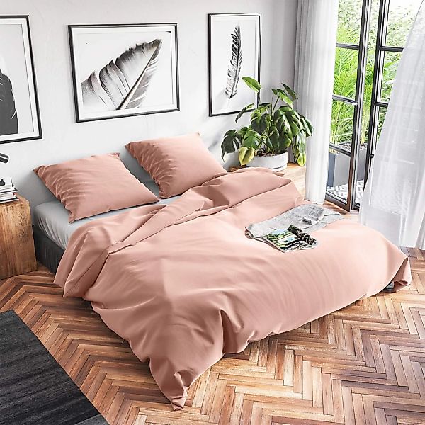 Wolkenfeld Bettwäsche "Renforcé Bettwäsche Baumwolle - Natürlich weiches Sc günstig online kaufen