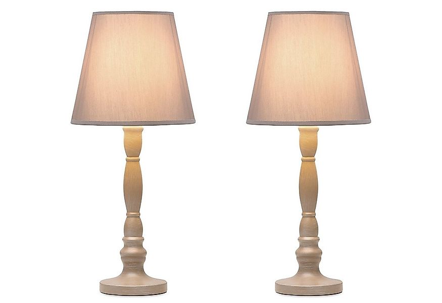 KONSIMO® Tischleuchte GITTA Tischlampe, ohne Leuchtmittel, 2 Stück günstig online kaufen