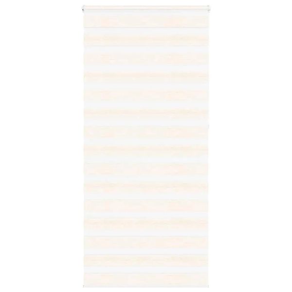 vidaXL Doppelrollo Marmorbeige 95x230 cm Stoffbreite 90,9 cm Polyester 4014 günstig online kaufen