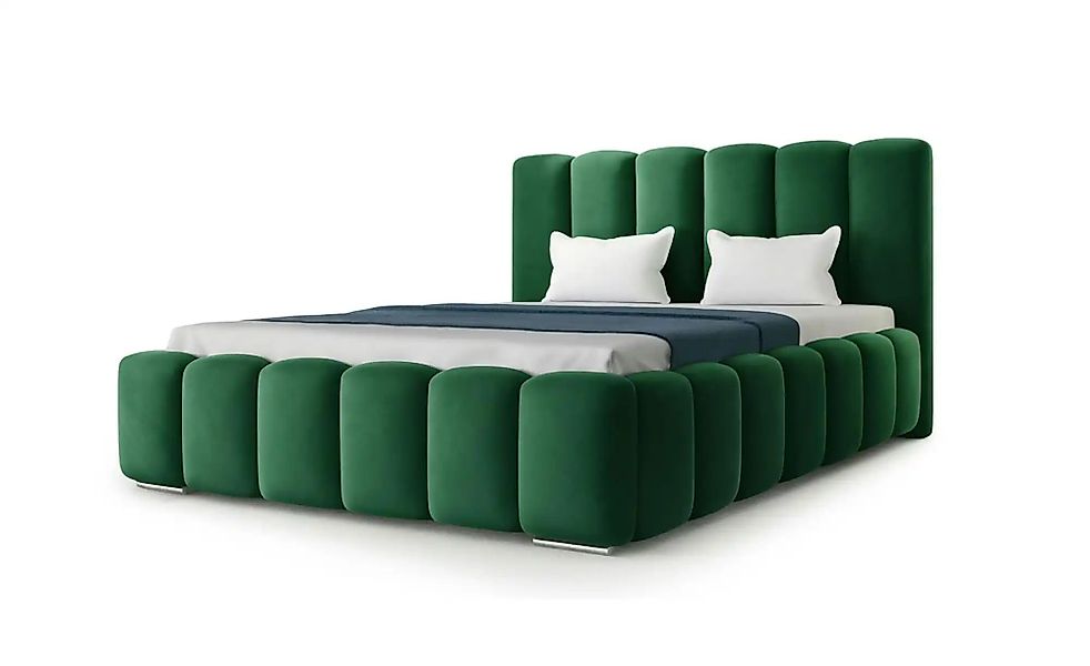 Polsterbett  Baron ¦ grün ¦ Maße (cm): B: 200 H: 112 Betten > Polsterbetten günstig online kaufen