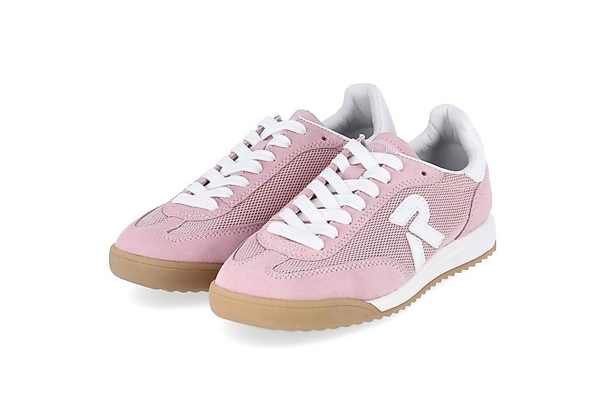 Rieker Rieker W4000-31 Damen Leder & Textil pink Schnürschuh günstig online kaufen