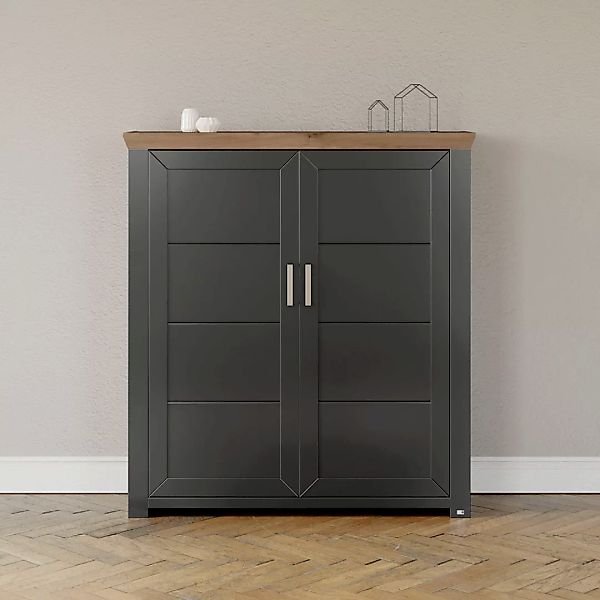 set one by Musterring Highboard "York", Typ 19, mit 3 Schubkästen und Flasc günstig online kaufen