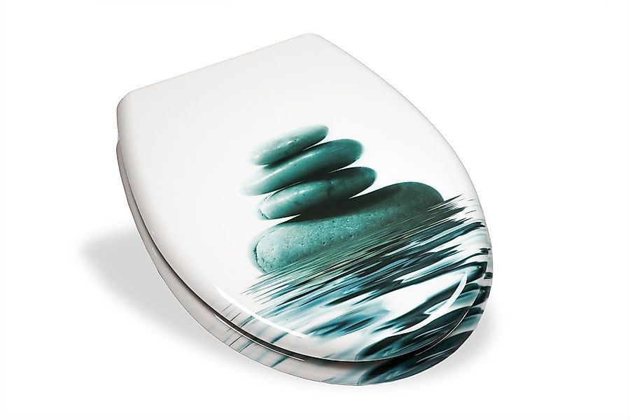 Stabilo Sanitär WC-Sitz WC-Sitz "Calm lake" günstig online kaufen