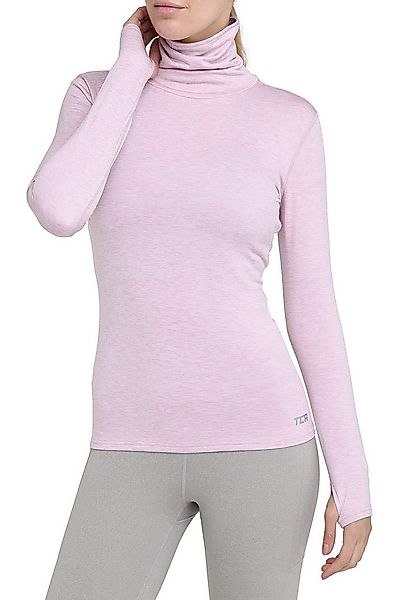 TCA Trainingsshirt TCA Damen Winter Laufshirt mit Reißverschluss - Lila, L günstig online kaufen