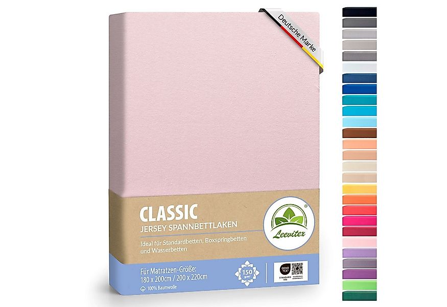 leevitex® Spannbettlaken Spannbettlaken Boxspringbett & Wasserbett Spannbet günstig online kaufen