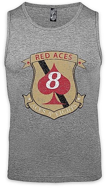 Urban Backwoods Tanktop Red Aces Squadron Patch Ärmelloses T-Shirt Lieutena günstig online kaufen