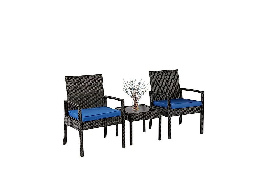 HTI-Living Balkonset Balkonmöbel Santadi, (Set, 3-tlg., 1 Tisch 2 Stühle), günstig online kaufen