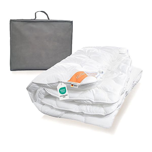 Extra warme Winterdecke Bettdecke Klimafaser Hallo Wach 155x220 60° günstig online kaufen