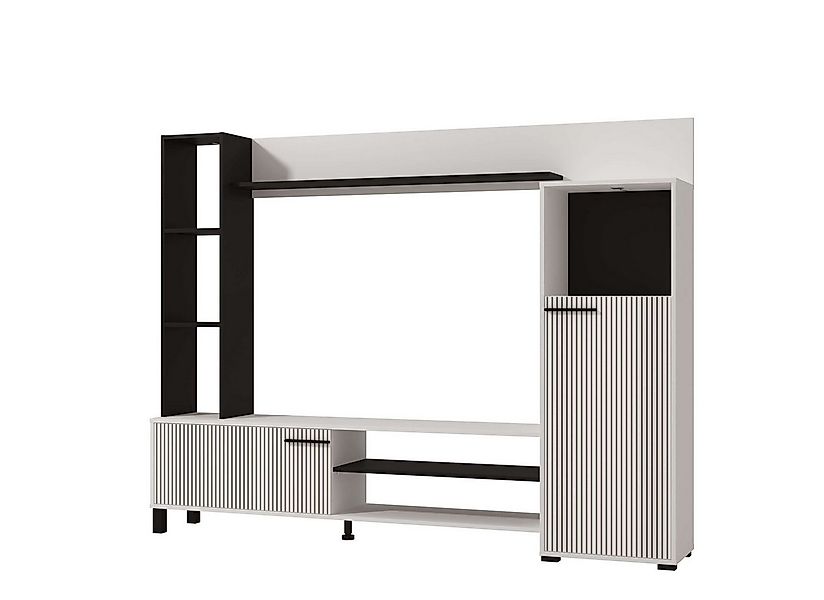 INOSIGN Wohnwand Retimno, inkl. Highboard, TV-Board, Standregal und Wandreg günstig online kaufen