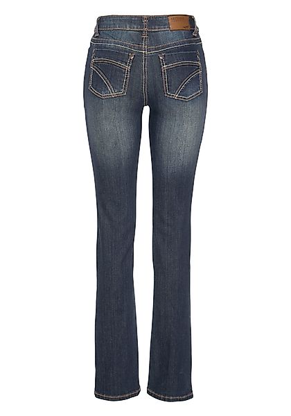 Arizona Gerade Jeans "Kontrastnähte", Mid Waist günstig online kaufen