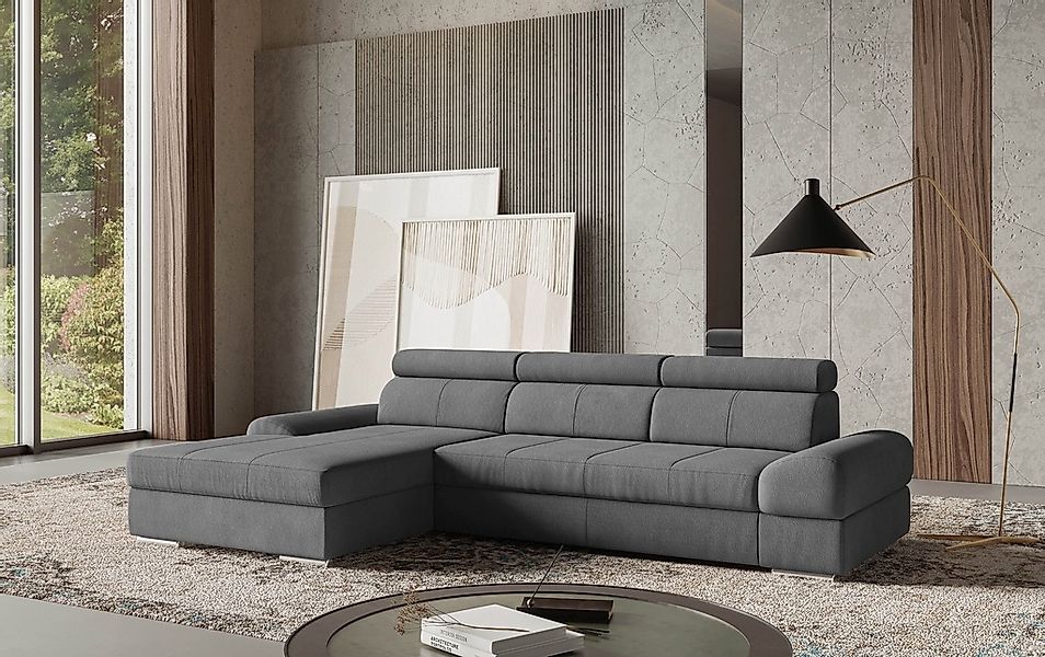 sit&more Ecksofa "Broadway L-Form" inklusive Kopfteilverstellung, wahlweise günstig online kaufen