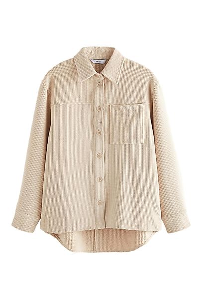 Next Hemdjacke Langärmelige Hemdjacke aus Cord günstig online kaufen