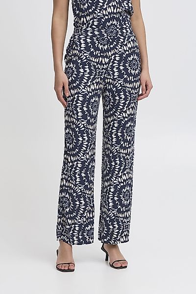 Ichi Loungehose IHAYA gemusterte Stoffhose mit günstig online kaufen