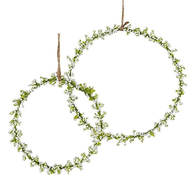 matches21 HOME & HOBBY Dekokranz Blumenring Schleierkraut Reif Dekokranz we günstig online kaufen