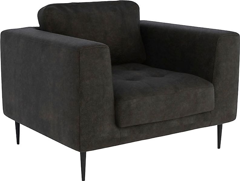 TRENDMANUFAKTUR Sessel »Luzi, Loungesessel, modern mit extra hohen Füßen«, günstig online kaufen