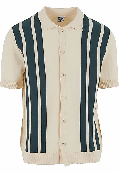 URBAN CLASSICS Langarmhemd "Urban Classics Knit Retro Shirt", 1 Stk. günstig online kaufen