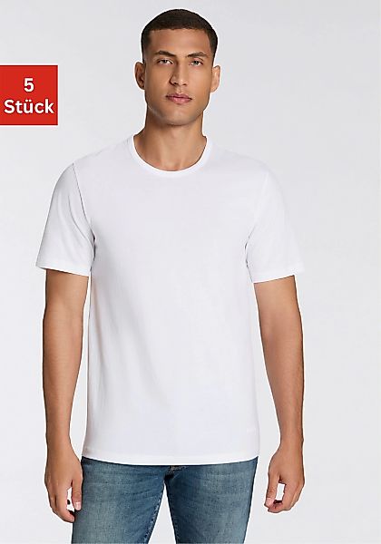 BOSS T-Shirt "5 Pack Authentic" 5 Stk. tlg. Basic, Rundhals Sparpackung Set günstig online kaufen