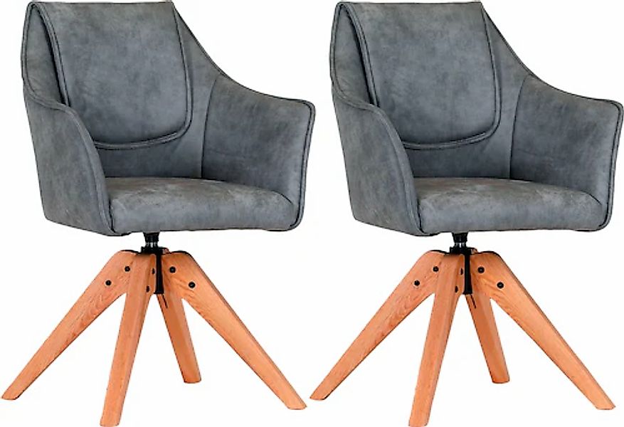Gutmann Factory Esszimmerstuhl, 2 St., Polyester günstig online kaufen