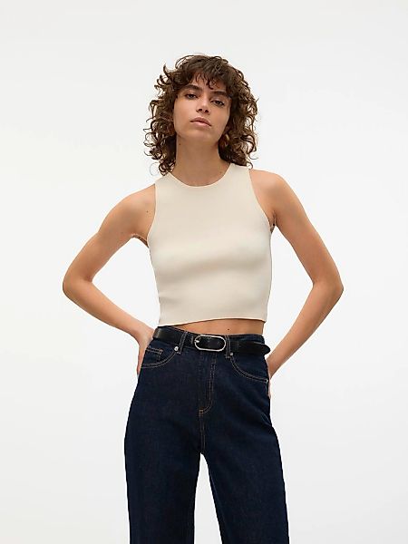 Vero Moda Strickpullover VMGINNY SL O-NECK günstig online kaufen