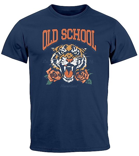Neverless Print-Shirt Herren T-Shirt Print Tiger günstig online kaufen