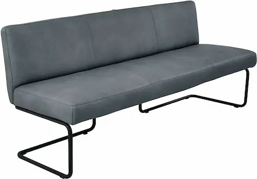 K+W Komfort & Wohnen Polsterbank in abgerundeter Form, Rundrohrkufe lang ge günstig online kaufen