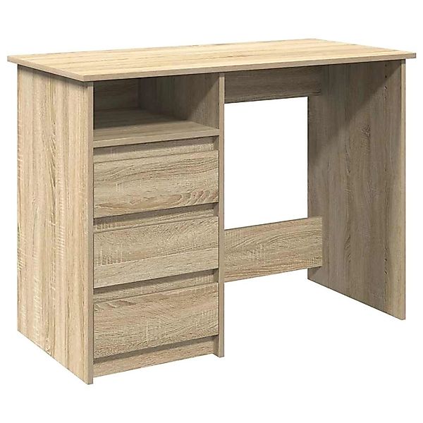 vidaXL Schreibtisch Sonoma-Eiche 102x50x75 cm Holzwerkstoff 860465 günstig online kaufen