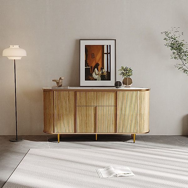 FUFU&GAGA Sideboard Beistellschrank in Holzoptik mit günstig online kaufen