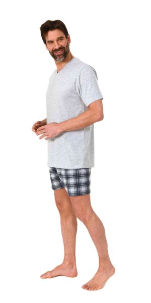 Normann Pyjama Normann Herren kurzarm Schlafanzug günstig online kaufen